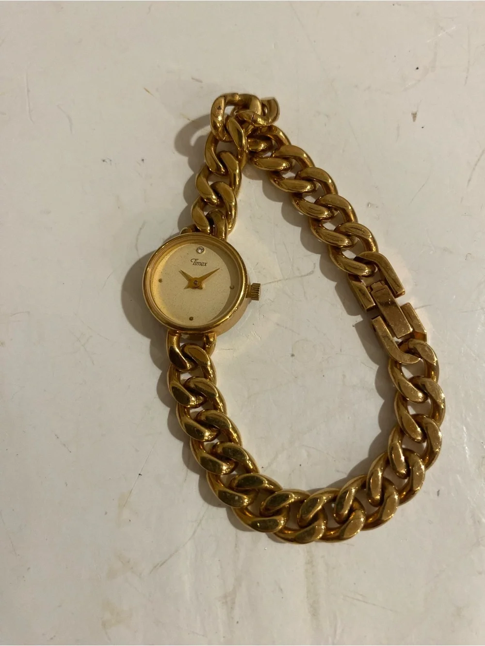 Timex Stainless Steel Goldtone Watch (Needs battery) (RR)